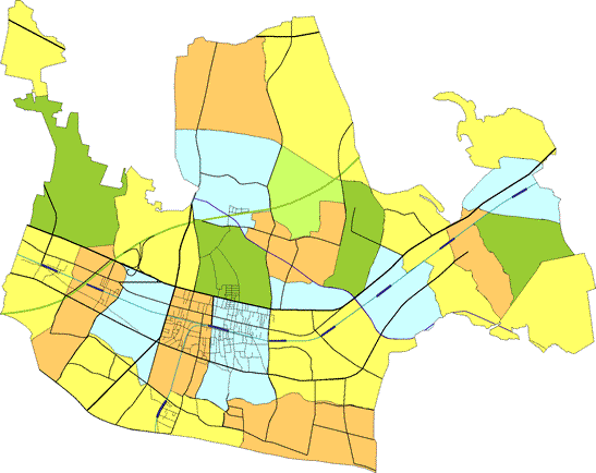 調布市全体地図